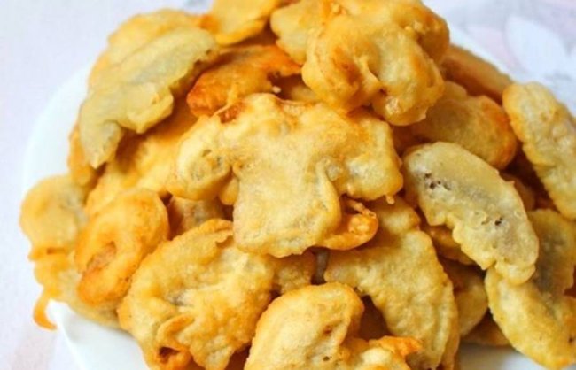 Швидка закуска. Готуємо печериці у пивному клярі