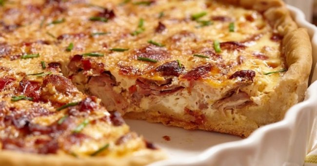 Готуємо кіш лорен – французький пиріг з куркою та грибами