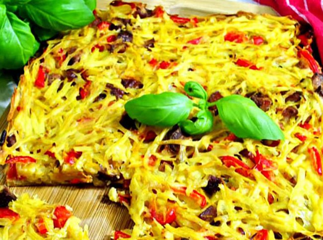 Білоруська кухня. Ситна картопляна бабка